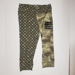 Reebox Camo, crossfit capris leggings